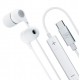 3MK žične slušalke USB-C - bele
