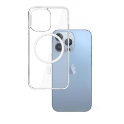 Silikonski etui MagCase za Apple iPhone  13 Pro - prozoren Silikonski etui MagCase za Apple iPhone  13 Pro - prozoren