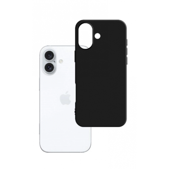 Etui 3MK MATT CASE za Apple iPhone 16 - črn