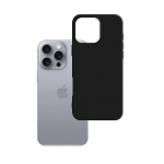 Etui 3MK MATT CASE za Apple iPhone 16 Pro Max - črn Etui 3MK MATT CASE za Apple iPhone 16 Pro Max - črn