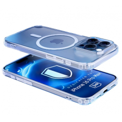 Silikonski etui MagCase za Apple iPhone 16 Pro Max - prozoren Silikonski etui MagCase za Apple iPhone 16 Pro Max - prozoren