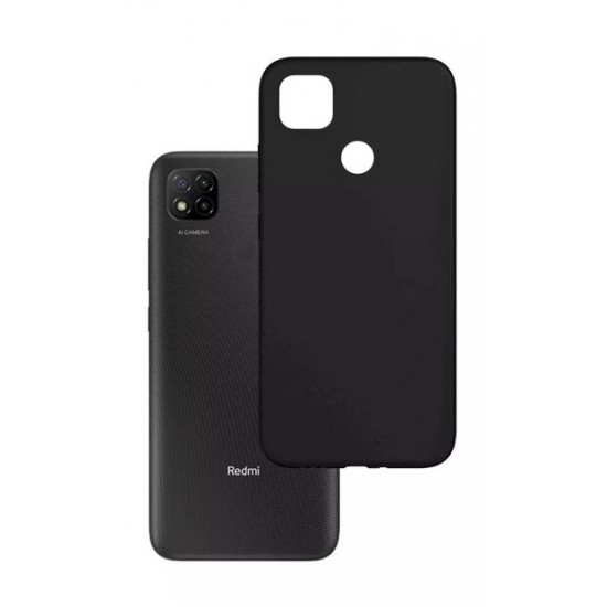 Silikonski etui Matt Case za Redmi 9C črn