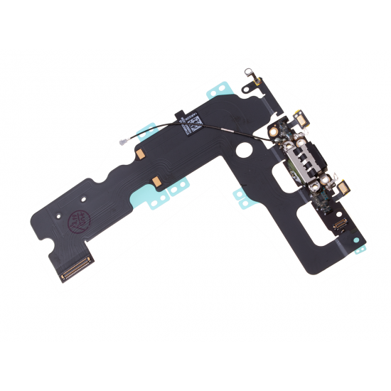 Apple iPhone 7 Plus - polnilni konektor flex, črn