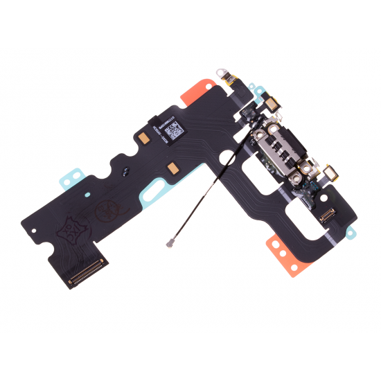 Apple iPhone 7 - polnilni konektor flex, črn