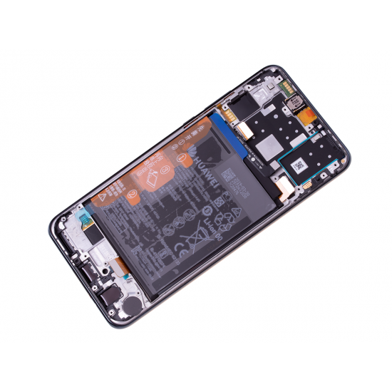 Huawei P30 Lite - LCD + touch enota, črn