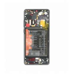 Huawei P30 Pro - LCD + touch enota + baterija - črn