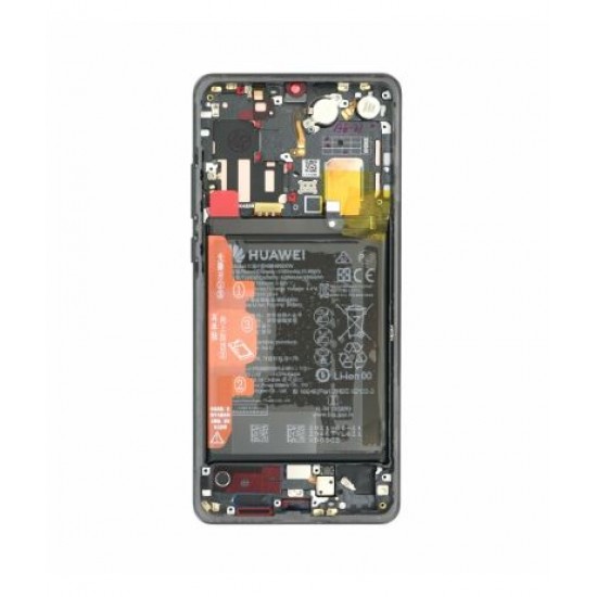 Huawei P30 Pro - LCD + touch enota + baterija - črn