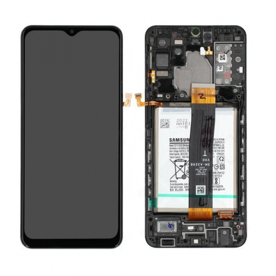 LCD + touch enota za Samsung Galaxy A32 5G črn