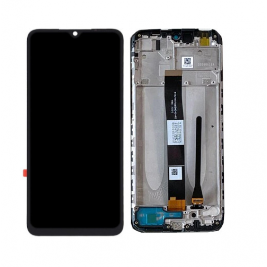 LCD + touch enota za Redmi 9C - črn