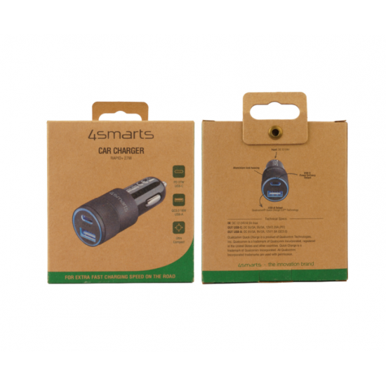 4smarts avtomobilski polnilnik 27W s hitrim polnjenjem