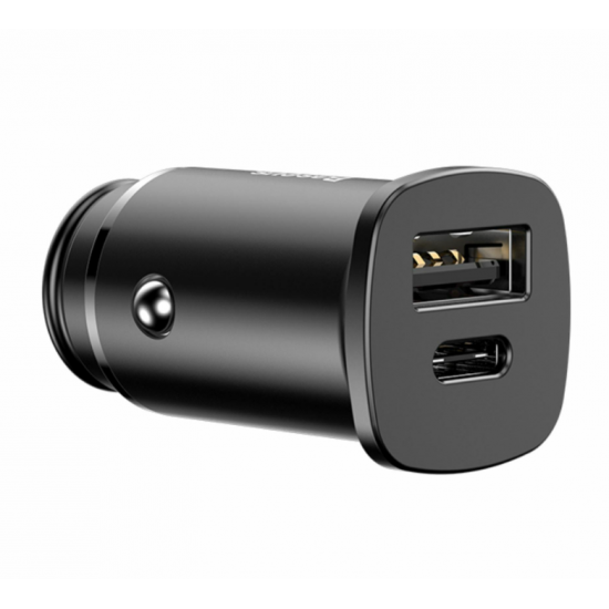 Baseus Hitri Avtomobilski Polnilec 30W z USB / USB-C Baseus Hitri Avtomobilski Polnilec 30W z USB / USB-C