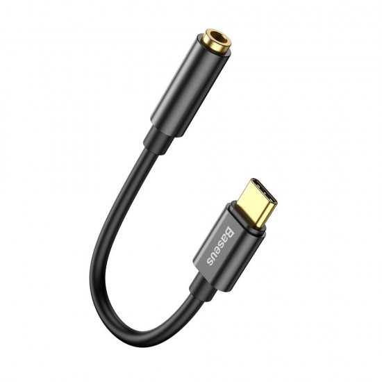 Baseus L54 USB-C na 3,5 mm ženski adapter DAC 24 bit 48 KHz črne barve