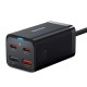 Baseus GaN3 Pro 65W hitri polnilnik z 2 USB-C PD vhodoma in 2 USB vhodoma
