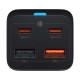 Baseus GaN3 Pro 65W hitri polnilnik z 2 USB-C PD vhodoma in 2 USB vhodoma