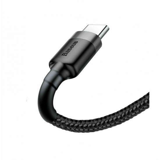Baseus Cafule USB-A na USB-C kabel - 0.5m, črno-siv, 3A