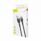 Baseus Cafule USB-A na USB-C kabel - 0.5m, črno-siv, 3A