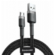 Baseus Cafule USB-A na USB-micro kabel - 1m, črno-siv, 2.4A