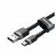 Baseus Cafule USB-A na USB-micro kabel - 1m, črno-siv, 2.4A