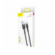 Baseus Cafule USB-A na USB-micro kabel - 1m, črno-siv, 2.4A