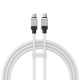 Baseus CoolPlay USB-C na USB-C kabel - 1m, bel, 100W Baseus CoolPlay USB-C na USB-C kabel - 1m, bel, 100W