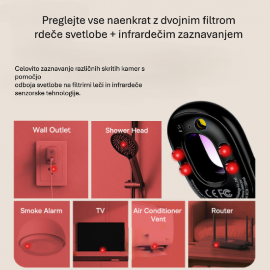 Baseus Heyo Series II infrardeči detektor skritih kamer