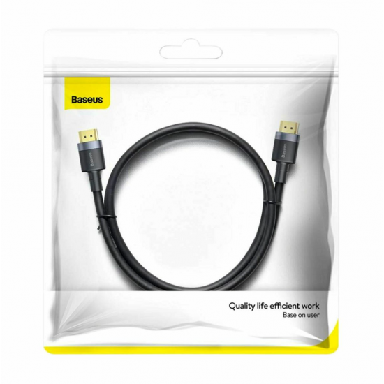 Baseus kabel HDMI Cafule - 4K, 60Hz, črn, 2m