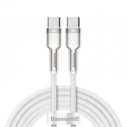 Baseus Cafule USB-C na USB-C, 100W, 2m (bela) Baseus Cafule USB-C na USB-C, 100W, 2m (bela)