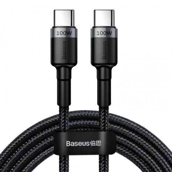 Baseus Cafule USB-C na USB-C, 100W, 2m (črn)