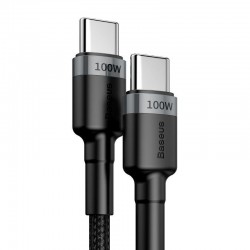 Baseus Cafule USB-C na USB-C, 100W, 2m (črn) Baseus Cafule USB-C na USB-C, 100W, 2m (črn)