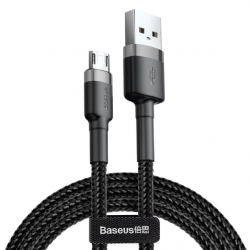 Baseus micro USB kabel 2M - črn Baseus micro USB kabel 2M - črn