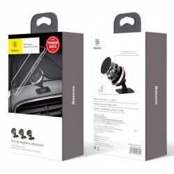 Baseus Magnetni avto nosilec za pametni telefon - srebrn Baseus Magnetni avto nosilec za pametni telefon - srebrn