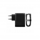 BASEUS hišni polnilec GaN5 Pro 100W USB+USB-C + kabel C-C, črn