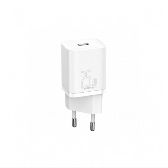 BASEUS hišni polnilec Super Si 25W USB-C polnilec s kablom USB-C