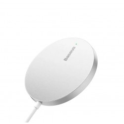 Baseus Simple Mini 3 magnetni brezžični polnilec 15W - srebrn