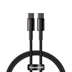 Baseus Tungsten kabel USB-C na USB-C 1m - črn