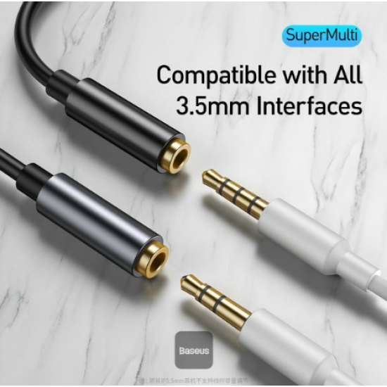 Baseus USB-C moški na 3,5 mm ženski avdio adapter