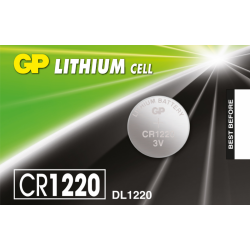 Gumb baterija GP CR1220 (1kos) Gumb baterija GP CR1220 (1kos)