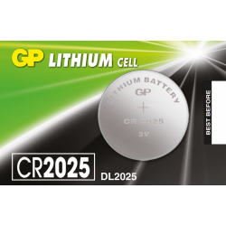 Gumb baterija GP CR2025 (1kos) Gumb baterija GP CR2025 (1kos)