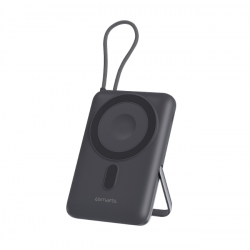 4smarts žepni power bank 10000 mAh - brezžično Qi2 15W + USB-C 22,5W