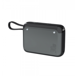 4smarts Powerbank 10000 mAh – USB-C 30 W z vgrajenim kablom (siva)