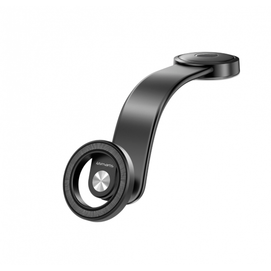 4smarts magnetni avtomobilski nosilec za telefon Flex - vrtljiv, črn in MagSafe kompatibilen