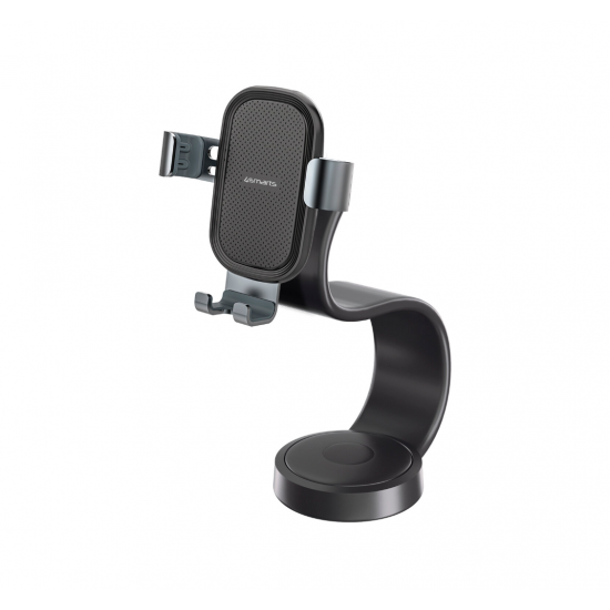 4smarts avtomobilski nosilec za telefon Flex - vrtljiv, črno-siv