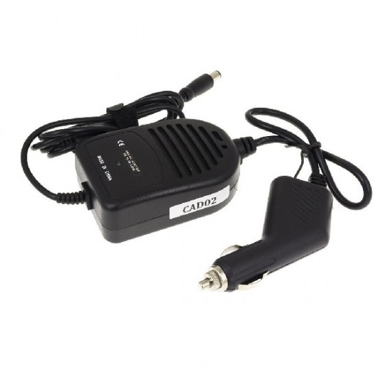 Avto polnilec - adapter za prenosnik CAD02 / CA08 / 19.5V 4.62A / 7.4-5.0mm+PIN DELL