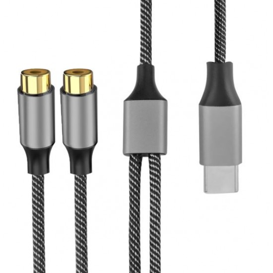 4smarts MatchCord avdio kabel z USB-C na Cinch