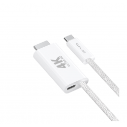 4smarts USB-C / HDMI kabel z Power Delivery 100 W – 2 m, bel