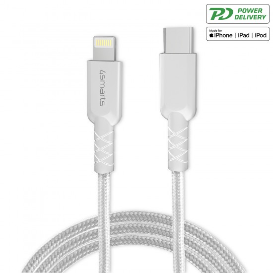 4smarts podatkovni kabel RapidCord USB-C v Lightning za iPhone 100cm