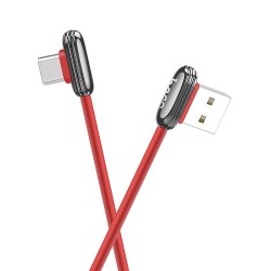 Kabel Hoco USB-C U60 - rdeč, 120cm, kotni Kabel Hoco USB-C U60 - rdeč, 120cm, kotni