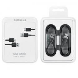 Kabel Samsung USB-A v USB-C - 1,5m, črn - 2 kabla v paketu Kabel Samsung USB-A v USB-C - 1,5m, črn - 2 kabla v paketu