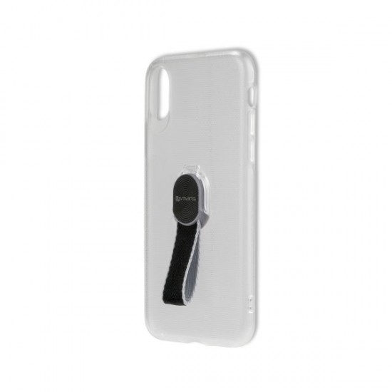 4smarts zaščitni ovoj LOOP-GUARD z držalom za iPhone X / iPhone XS- prozoren