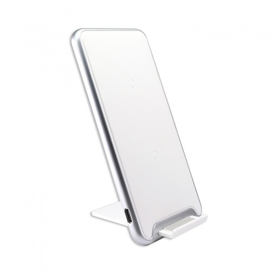 4smarts induktiven hitri polnilec VoltBeam Pro 10W - srebrno bel 4smarts induktiven hitri polnilec VoltBeam Pro 10W - srebrno bel